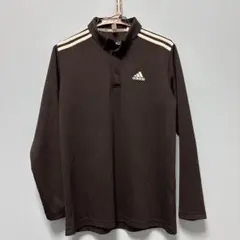 adidas 黒 ポロシャツ L