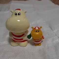 ヒポポタマス フィギュアセット 大小2体
