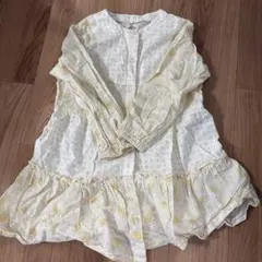 110サイズ 秋色長袖ワンピース