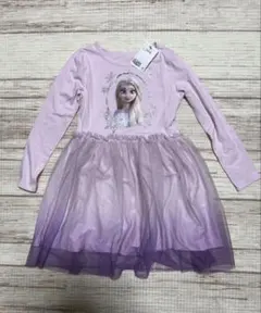 【新品】H&M エルサ 長袖チュールワンピース