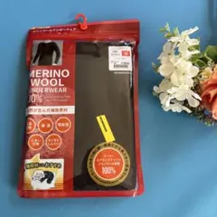 ワークマン　メリノウール100% インナー 長袖クルーネック★Mサイズ★ブラック