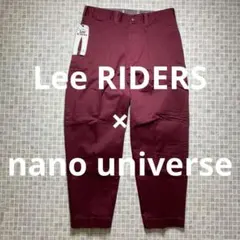 【新品】Lee RIDERS × nano universe　テーパードパンツのサムネイル