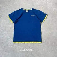 BLUE CROSS/半袖Tシャツ/S/ブルー/ポケット付/カジュアルのサムネイル