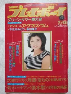 週刊プレイボーイ 1976 昭和51年 7月13日 No 28