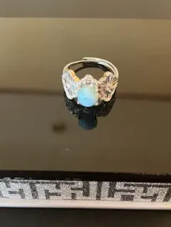 リング 天然石ラリマー