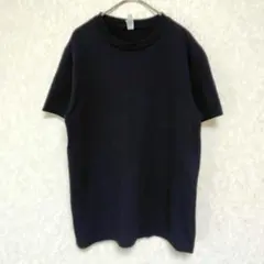 アメリカンアパレル 無地 Tシャツ クルーネック 半袖 S 黒 綿 カジュアルのサムネイル