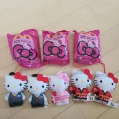 キティ　マスコット　ぬいぐるみ　50th　マック マクドナルド ハッピー 8個