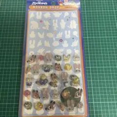 【正規品】ズートピア　ボンボンドロップシール　mini おすそわけ