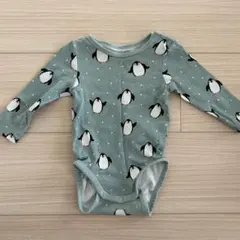 H&M ペンギン柄ロンパース 62cm