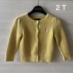 ポロラルフローレン　キッズ　２Ｔ　カーディガン