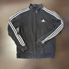 adidas ブラック ジップアップジャケット M