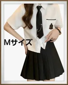 コスプレ 女子高生制服セット Mサイズ ネクタイ付き