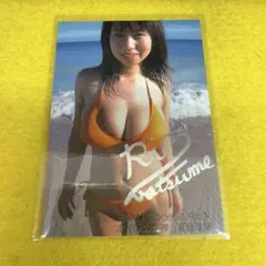 夏目理緒 2004 理緒クス 銀箔サイン トレカ SP 08のサムネイル