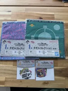ジョジョの奇妙な冒険 一番くじ　ステッカー&タオルハンカチセット