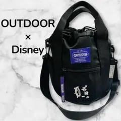 美品★OUTDOOR×Disney ショルダーバッグ ミッキー