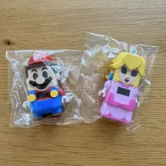 LEGO マリオ・ピーチ姫 2体セット　レゴマリオ　レゴピーチ