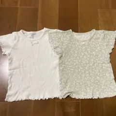 シャツ　肌着　半袖　シンプル　女の子