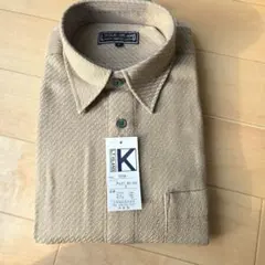 L.T. ISLAND ヘリンボーンシャツ Lサイズ