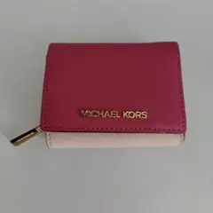 MICHAEL KORS 三つ折り財布 ピンク