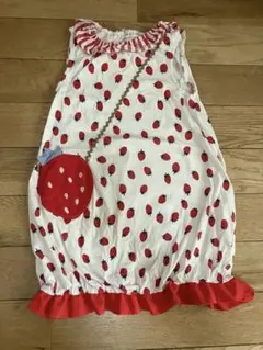 ベイビーチアー　いちごワンピース110
