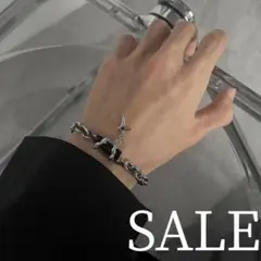 ✨現品限り✨セール✨新品✨ブレスレット クロス 十字架 チェーン ストリート