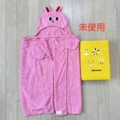미사용 미키 하우스 후드 바스 타올 100% 코튼 판쵸