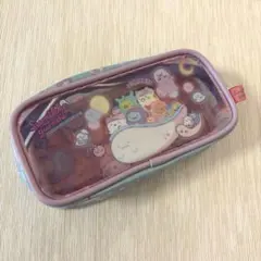 すみっコぐらし ペンポーチ クリアポーチ おばけのナイトパーク