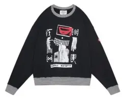 c.e cavempt LIPS DISPLAY CREW NECK
