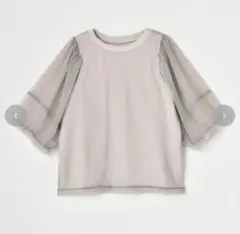 《新品》tal by yumi チュールドッキングプルオーバー　ラベンダー
