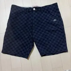 新品 BEAMS GOLF チェッカーフラッグ柄 ジョガーパンツ サイズXL
