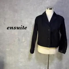 ensuite シャツジャケット カジュアル ネイビーブラック L 4831Nのサムネイル