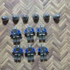 LEGO クラウンナイト　兵士　トルソー・レッグ・ヘルメット6組み