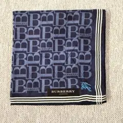 バーバリー　ロゴ　ホース刺繍　大判ハンカチのサムネイル