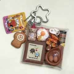 ☆ガチャ詰めポーチ☆スヌーピー ビスケットミニチュアチャーム☆