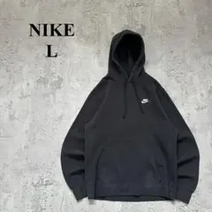 【NIKE】ナイキ（L）胸ロゴパーカー＊スモールスウッシュ＊刺繍＊プルオーバー