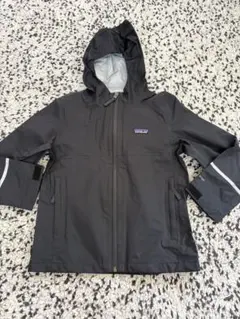 Patagonia キッズレインジャケット ブラック　XS 5-6yのサムネイル
