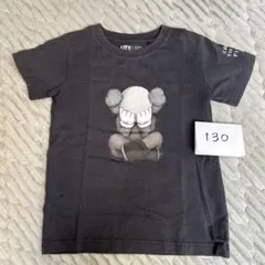 プリント Tシャツ 130サイズ ダークグレー