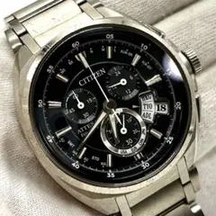 【良品】CITIZEN/シチズン アテッサ エコドライブ 電波ソーラー チタン