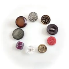 アンティーク　ヴィンテージ　レトロ　ボタン　おまとめ　セット