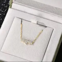 0483 Christian Dior ネックレス ゴールド Vカットデザイン - メルカリ