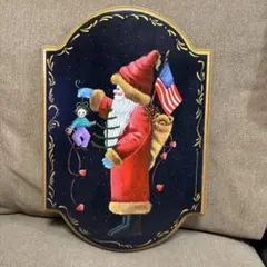 トールペイント作品　クリスマスサンタ
