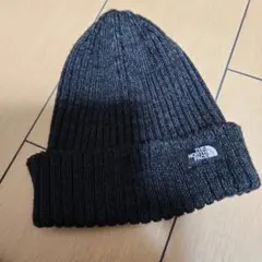美品　THE NORTH FACE ブラックニット帽