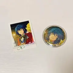 あんスタ 青葉つむぎ 5周年 カバー付き 缶バッジ ぱしゃこれ