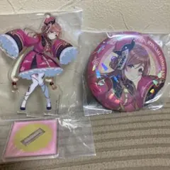 学マス一番くじ 姫崎莉波 アクリルスタンド 缶バッジ2点セット