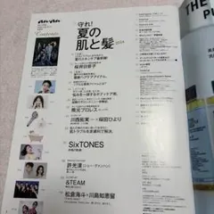 anan(アンアン)2024年5月15日号　表紙なし