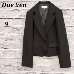 Due Ven 【9】 テーラードジャケット ラメ セレモニー ブラック