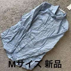 パオデロ paodelo シアー長袖ブラウスブルーM 新品のサムネイル