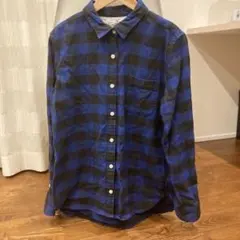 無印　ネルシャツ　XL