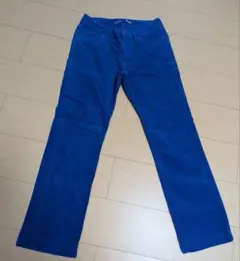 LANDS'END レディースパンツ　コーデュロイ　青色【М】