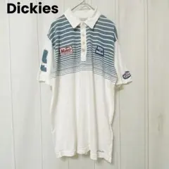 st911 Dickies ディッキーズ/ポロシャツ/トップス/ワッペン/白のサムネイル